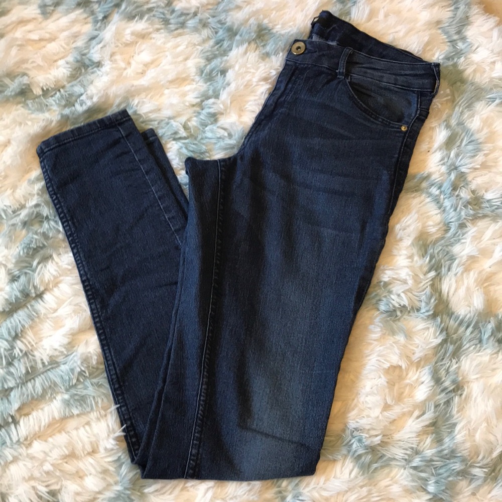 H&M dark blue jeans size 8